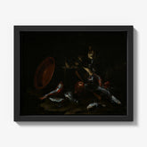 A Cat Stealing Fish by Giuseppe Recco - thumbnail_1_bf_6732837112f9211d49d3d8af